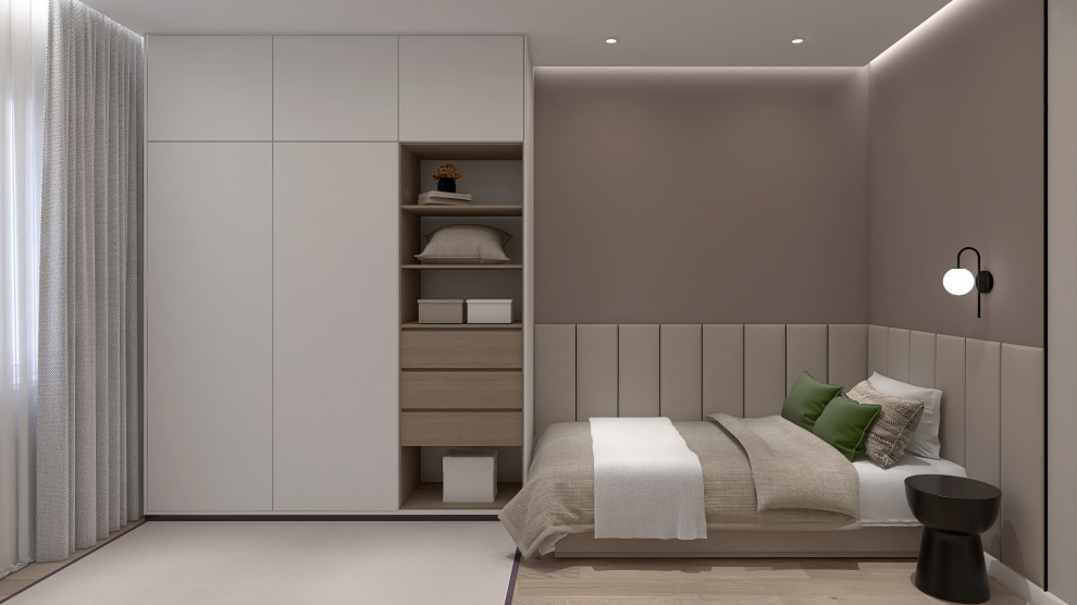 Трёхкомнатная квартира для любителей природы и минимализма