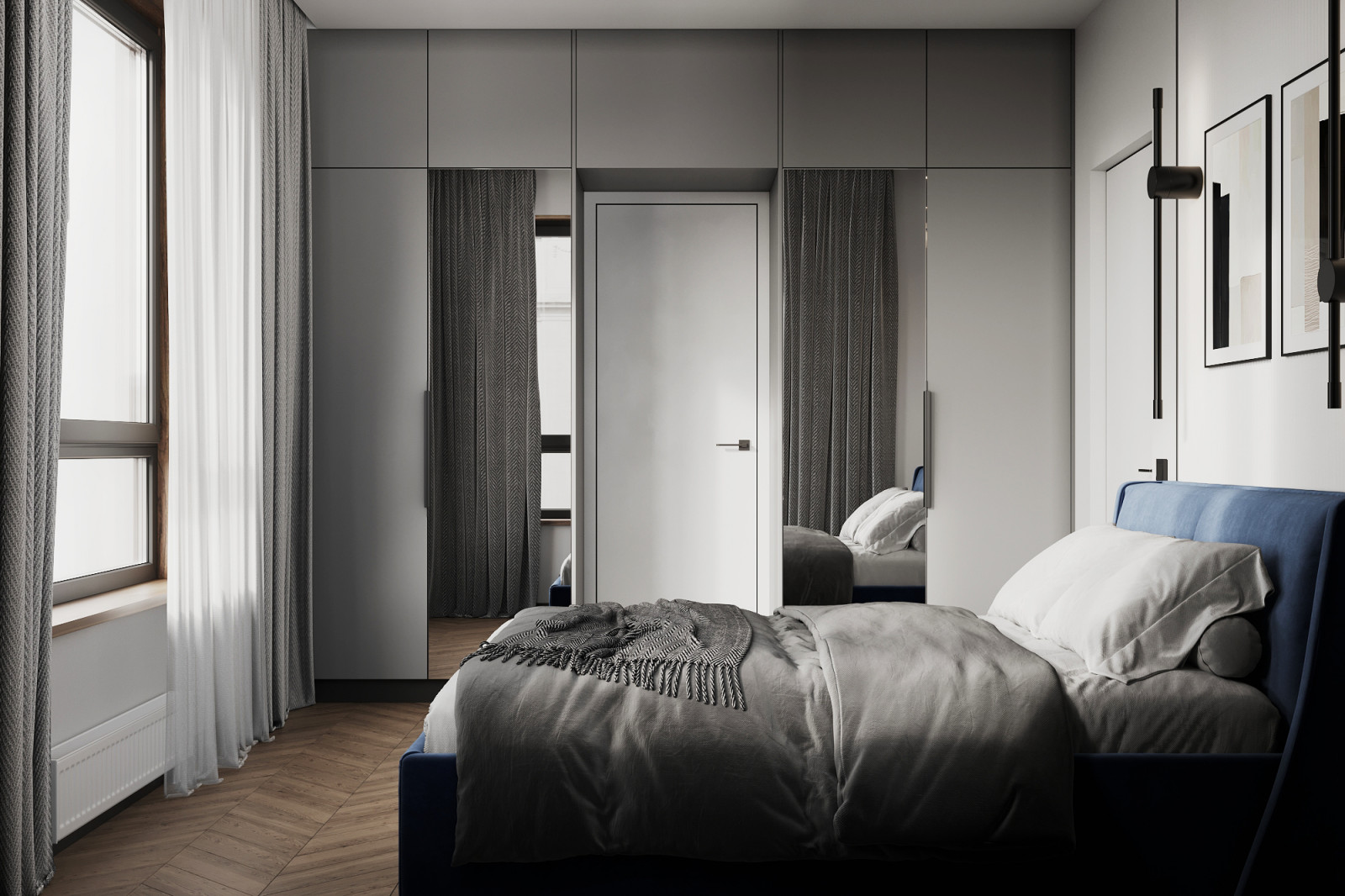 Двухкомнатная квартира для молодой пары в ЖК Черная Речка