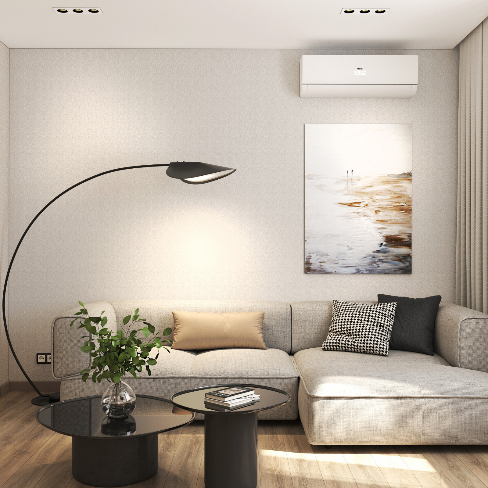 Дизайн-проект квартиры 76 кв.м, г.Тверь, ул.Московская