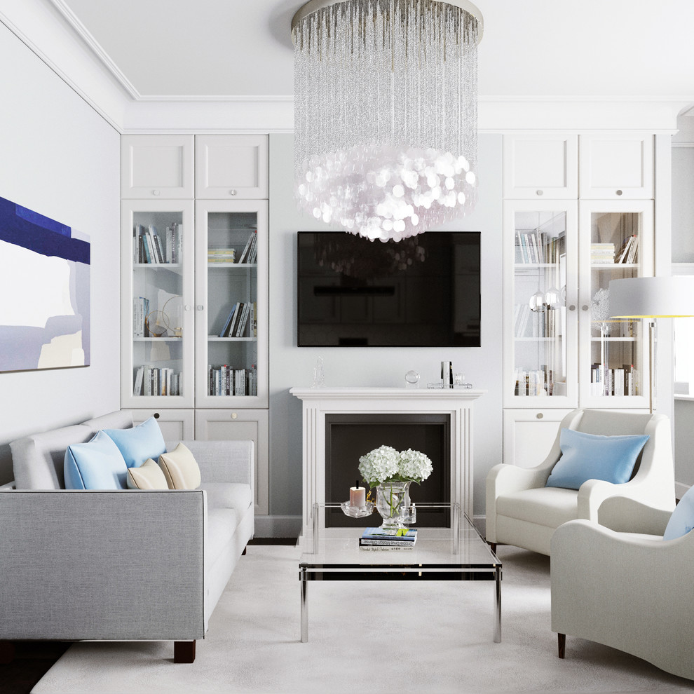 Апартаменты (86 квм) в стиле арт-деко с элементами скандинавского стиля