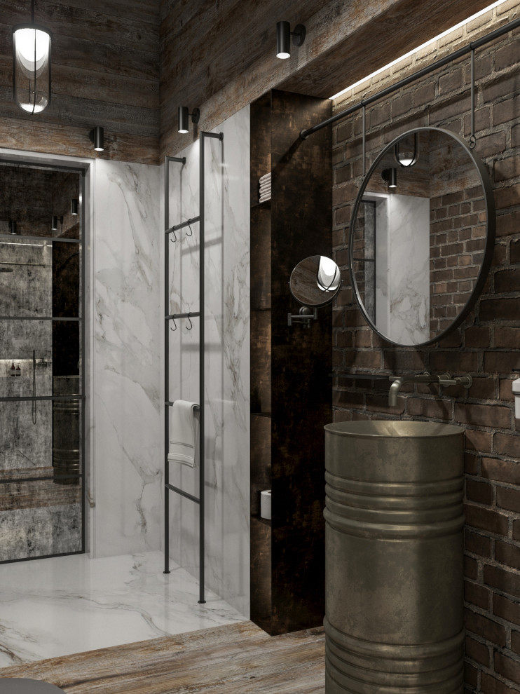 Мансарда частного жилого дома.