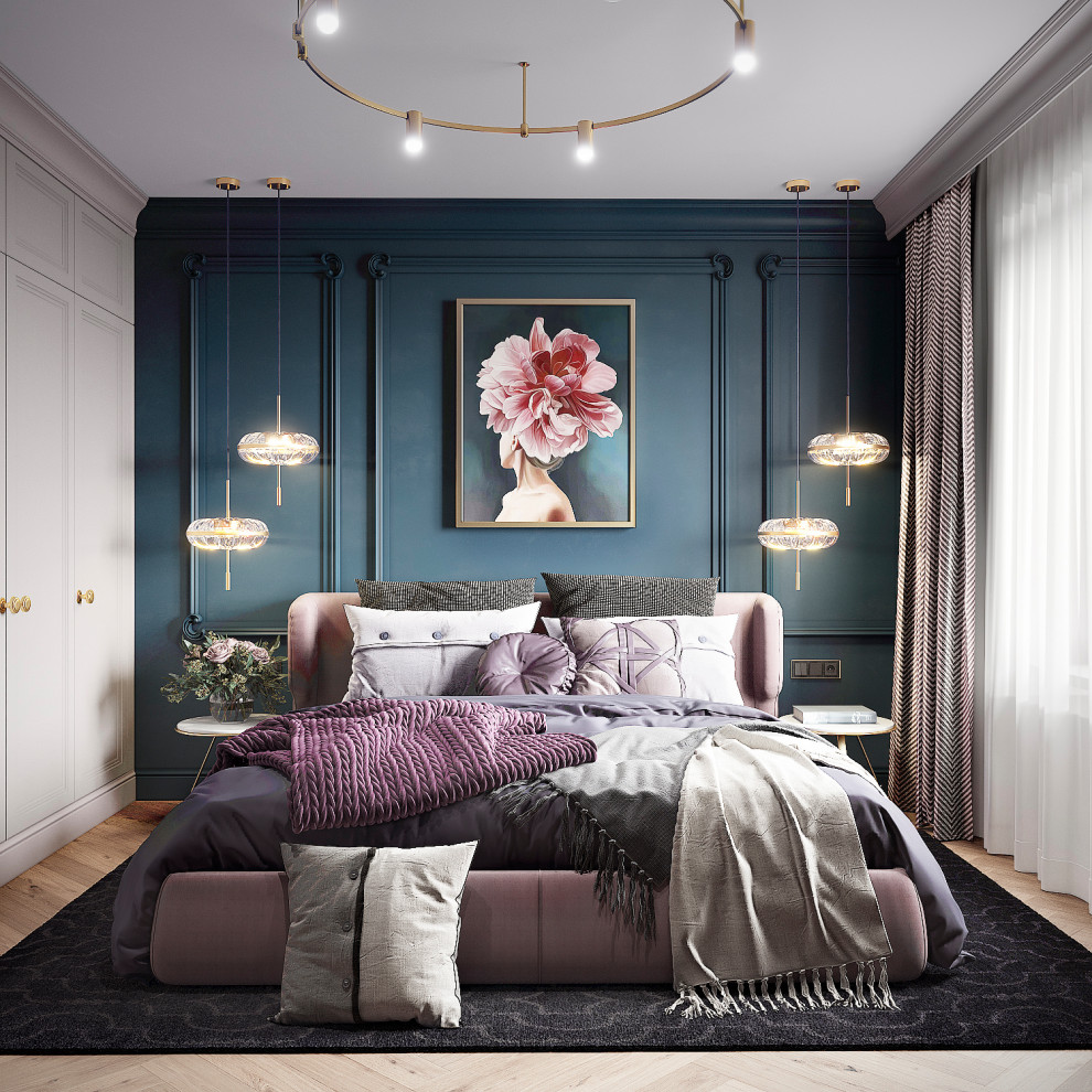 Обложка проекта: Спальня с гардеробной комнатой