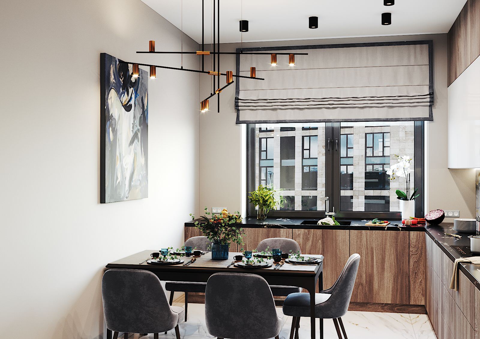 4-х комнатная квартира в ЖК Red Side