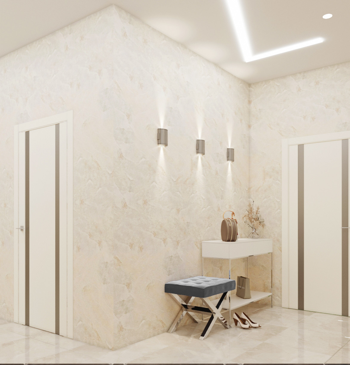 Проект 2-х комнатной квартиры в Апартаментах Лахта Плаза