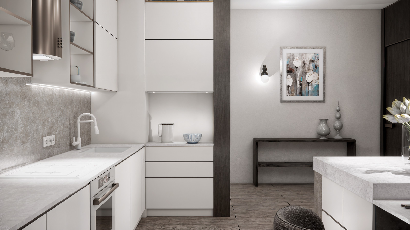 Варианты концепции дизайн-проекта квартиры