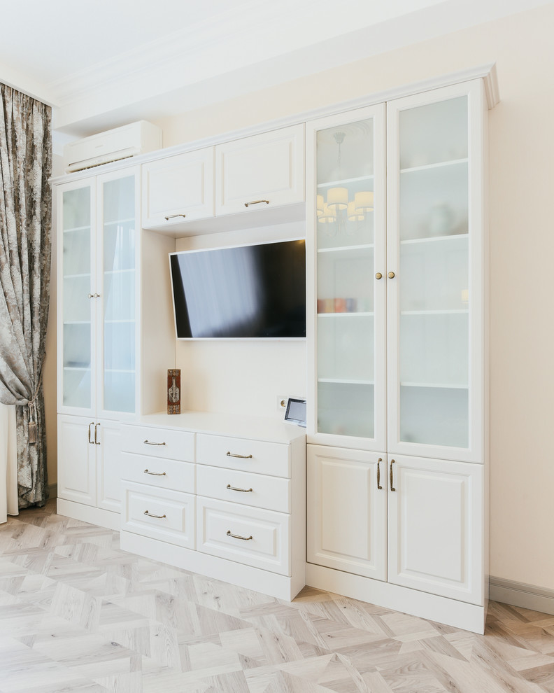 Дизайн-проект трёхкомнатной квартиры с яркой кухней