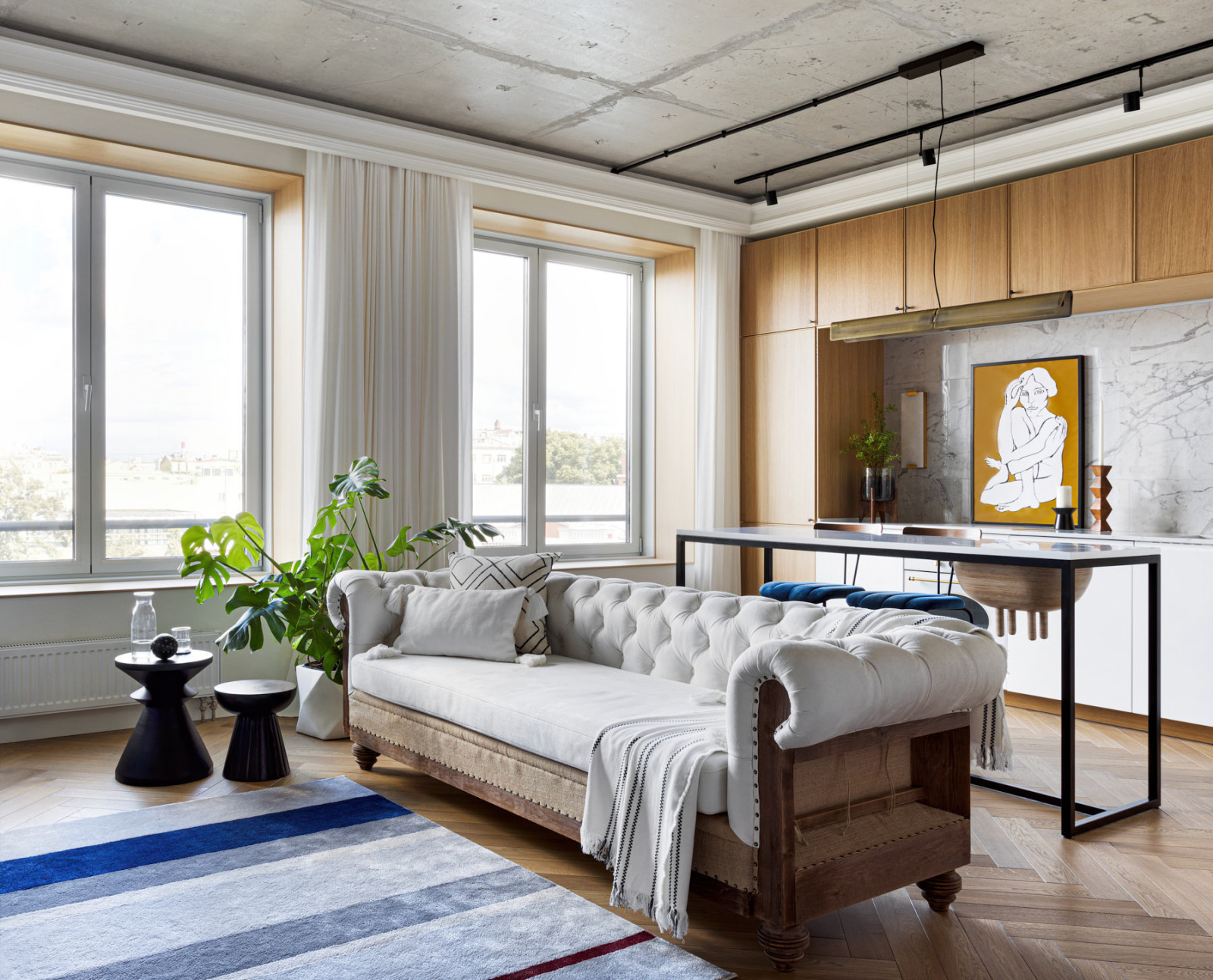 Квартира-студия в ЖК "БАСМАННЫЙ 5", 44кв.м