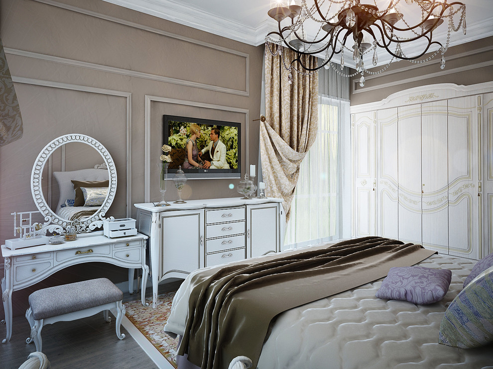 Дом для дружной семьи с тремя детьми в классическом стиле.