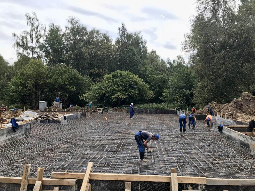 Строительство резиденции в Антоновке