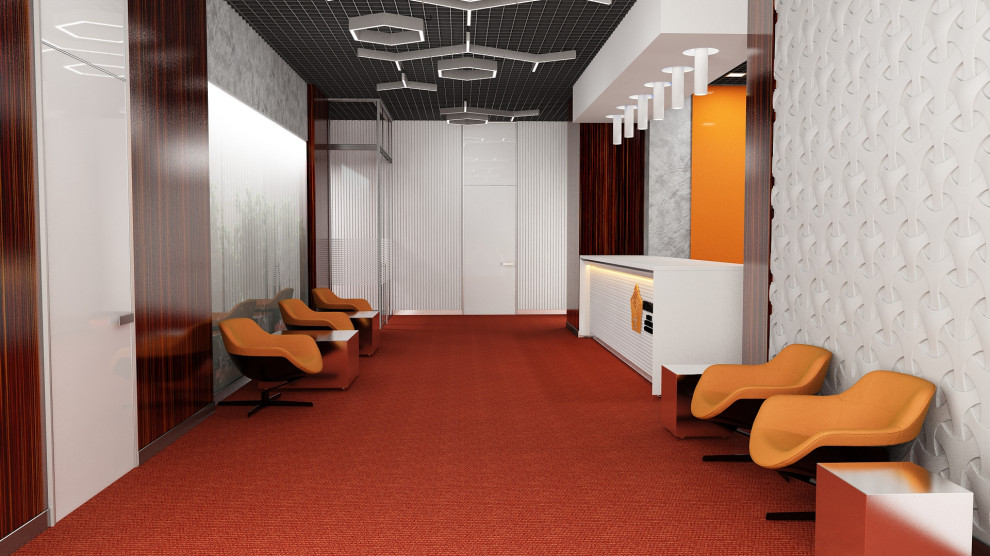 Интерьеры банка  "МИРАФ"