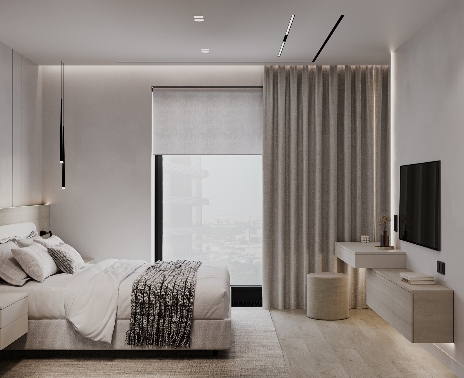 Проект оформления интерьера квартиры 90 кв.м