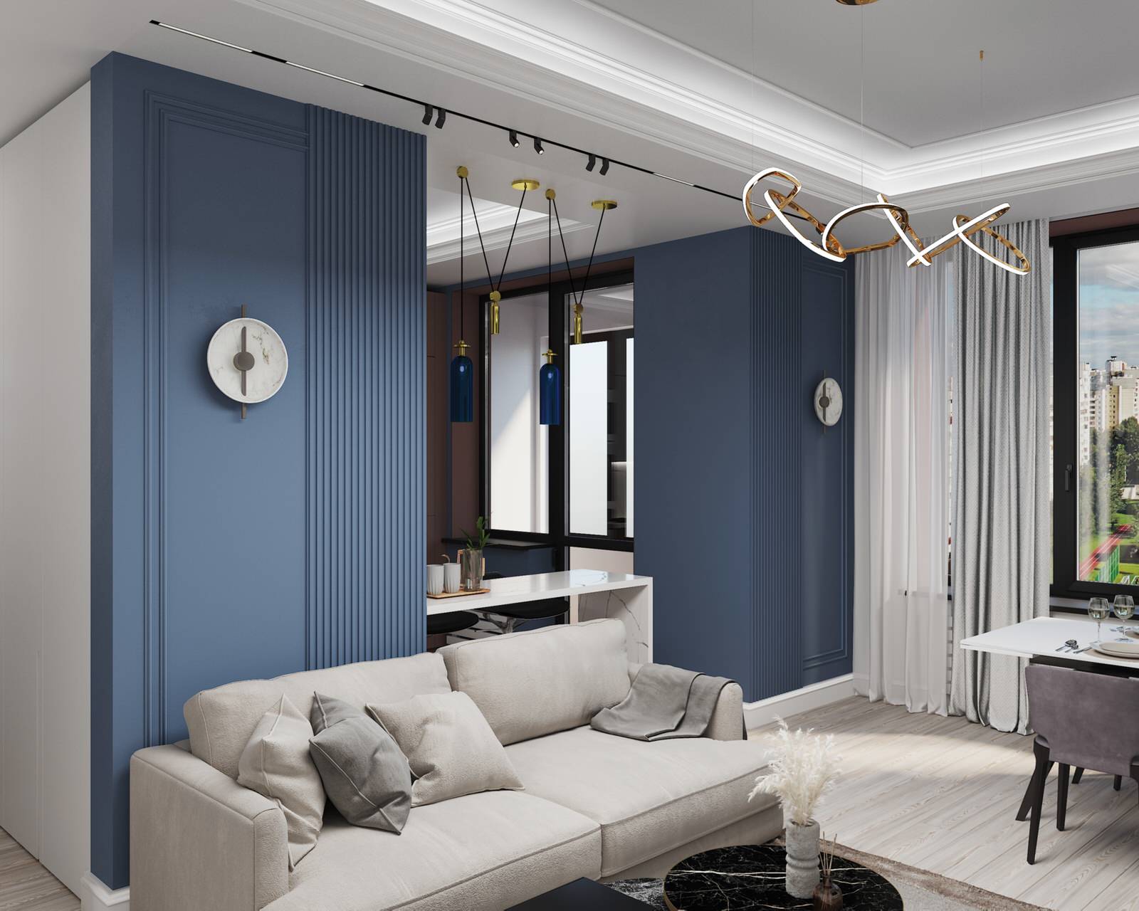 Квартира 165 м² в ЖК «Фили Сити»