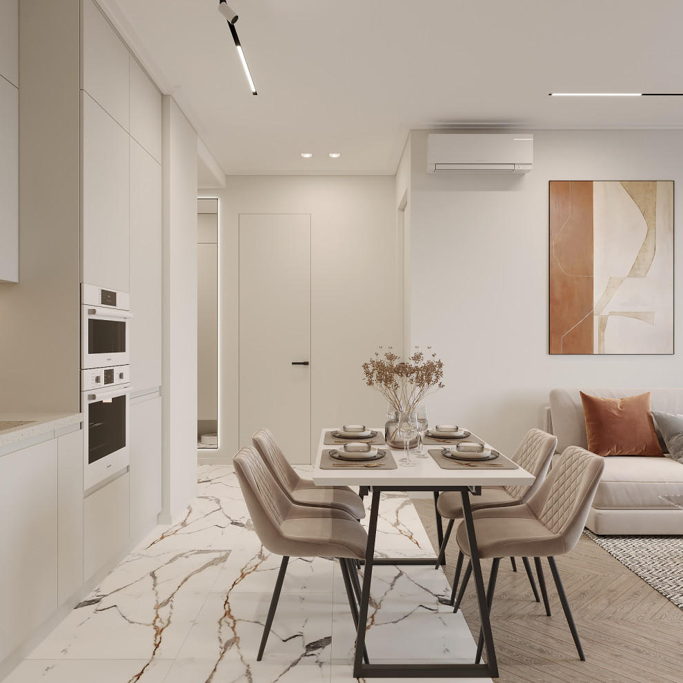 ЖК ФИЛИ-СИТИ. Кухня-гостиная.