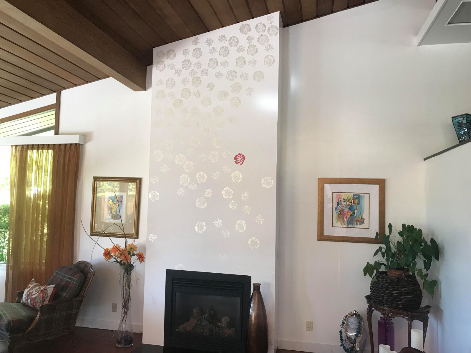 Golden fire / before