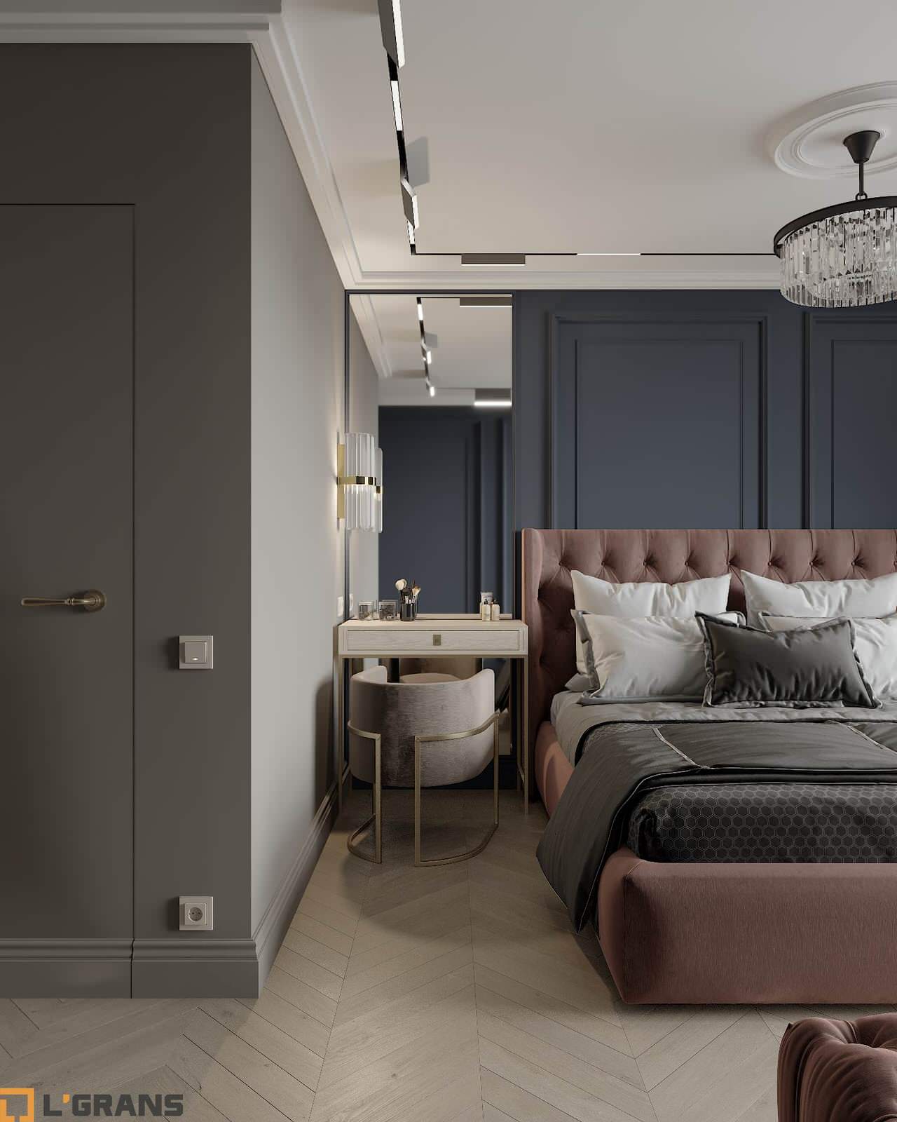 Дизайн проект интерьера 3к. квартиры в ЖК Культура