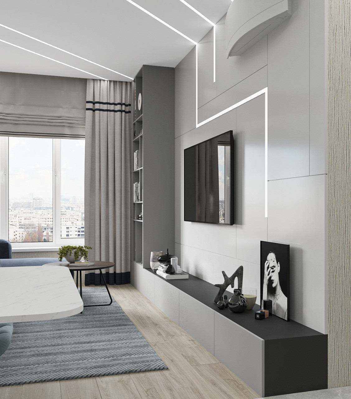 Гостиная - кухня