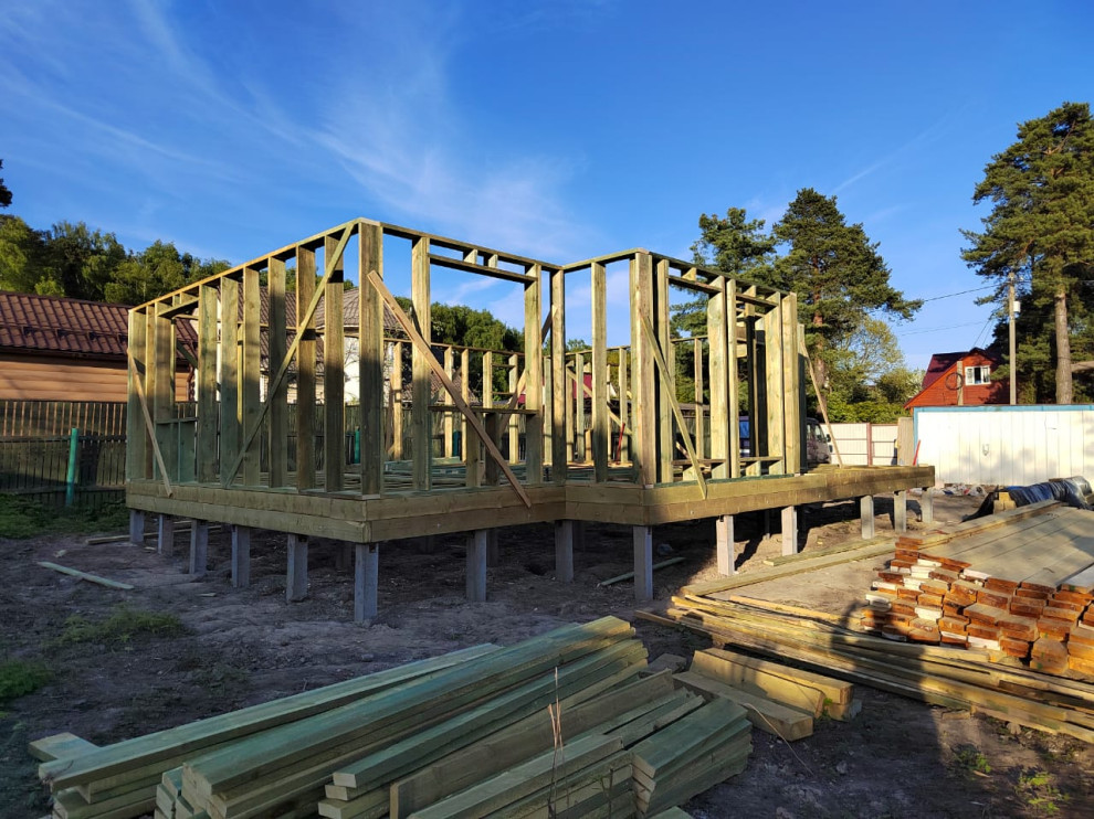 Обложка проекта: Каркасные дома