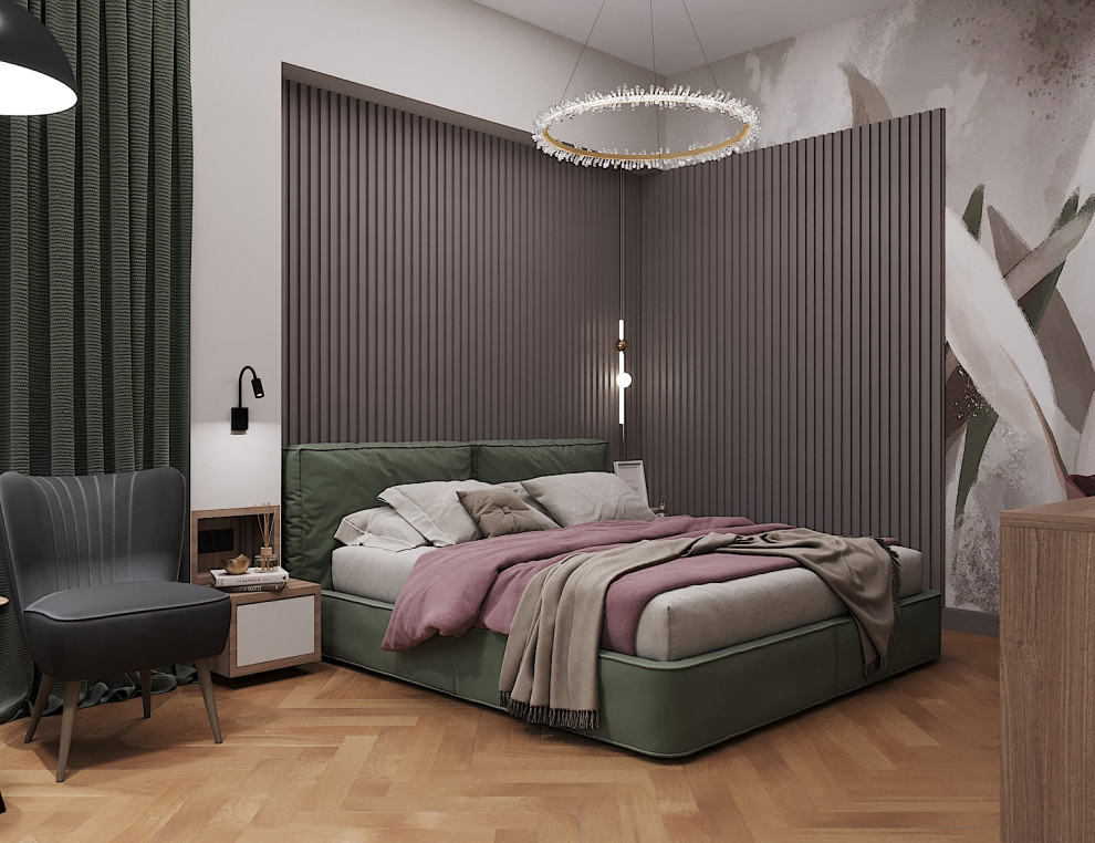 Дизайн интерьера 2го этажа загородного дома