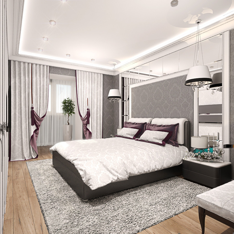 Классический интерьер для семьи из 4х человек