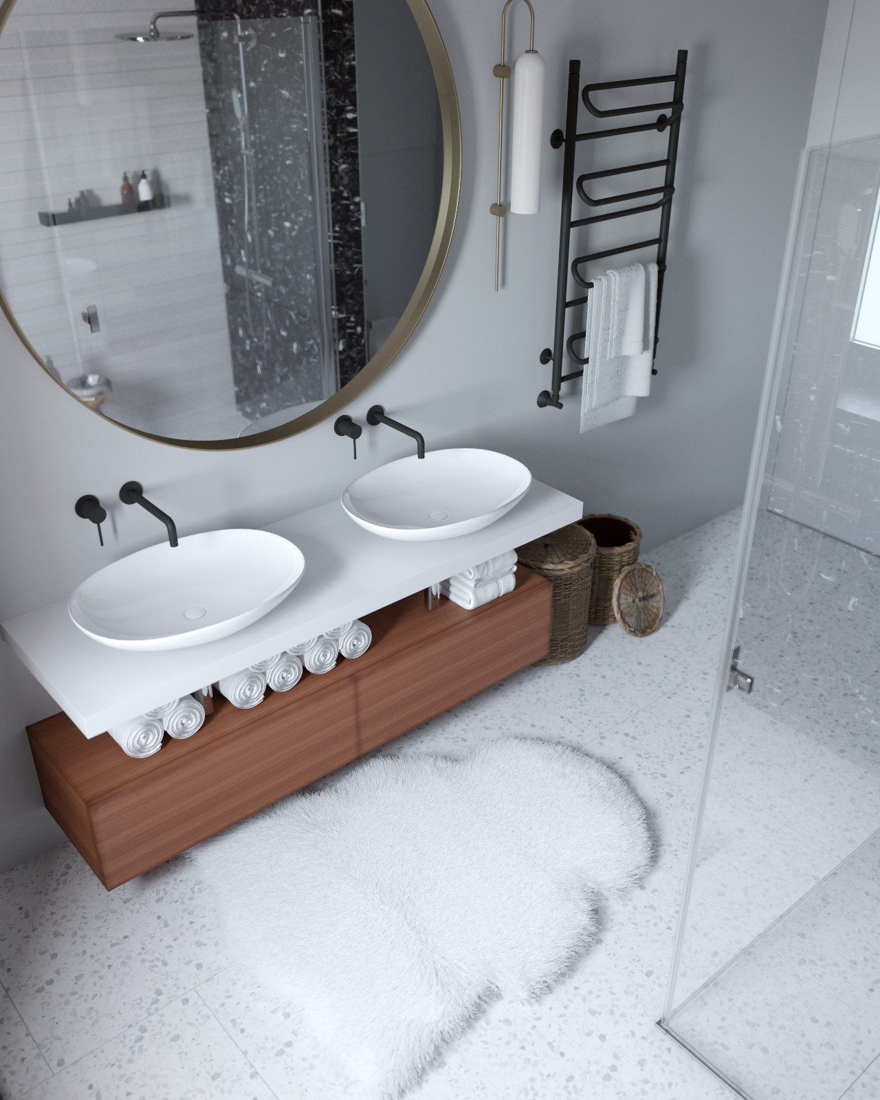 Праект дизайна интерьера таунхауса в Мегаполис - Сити