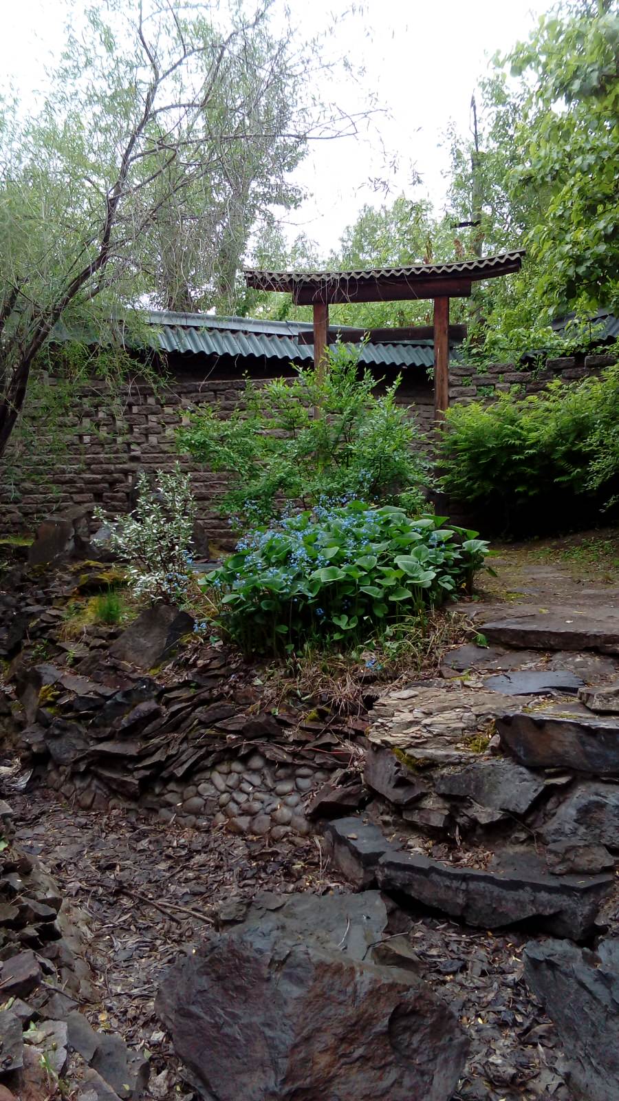 Стилизованный японский сад