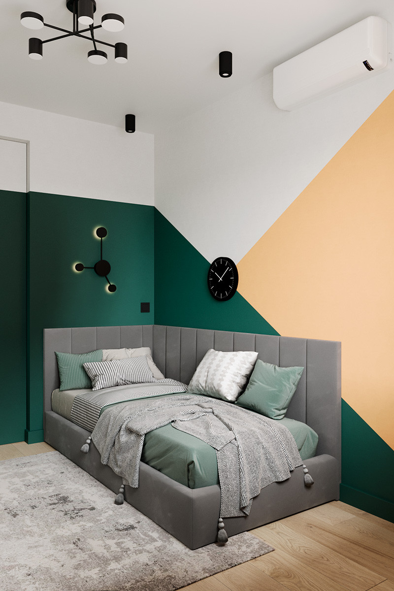 Евро трехкомнатная квартира в современном стиле ЖК Атмосфера