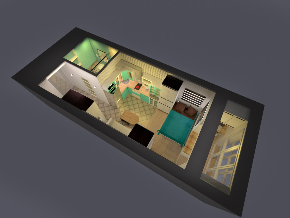 Квартира-студия в Химках в стиле Лофт