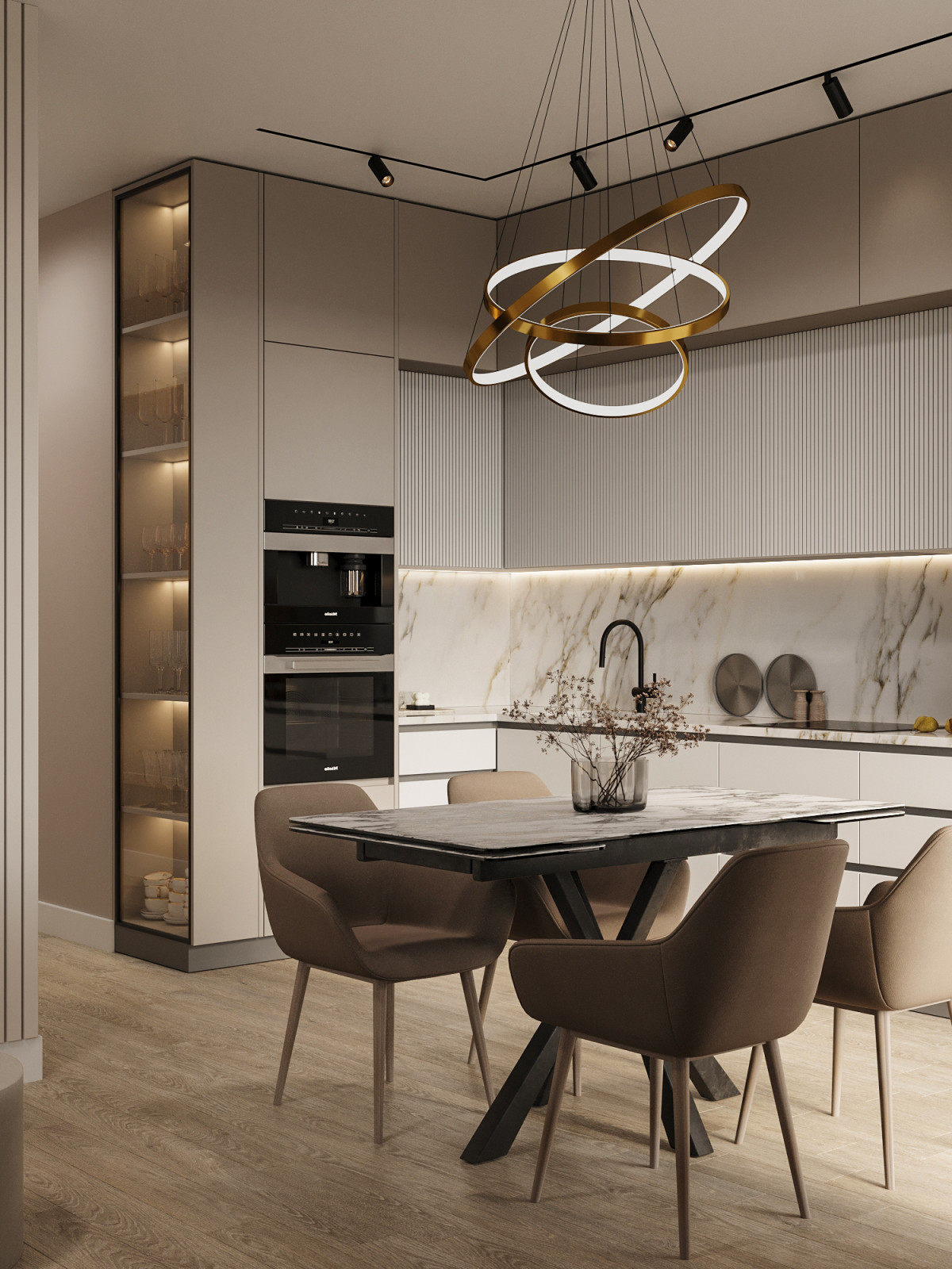 Современная квартира для семьи с двумя детьми