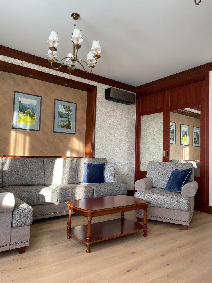 Обложка проекта: Дизайн двухуровневой квартиры 157 кв.м. "Мансарда" для семьи с двумя детьми