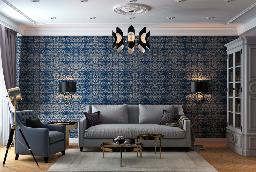 Обложка проекта: Blue apartment