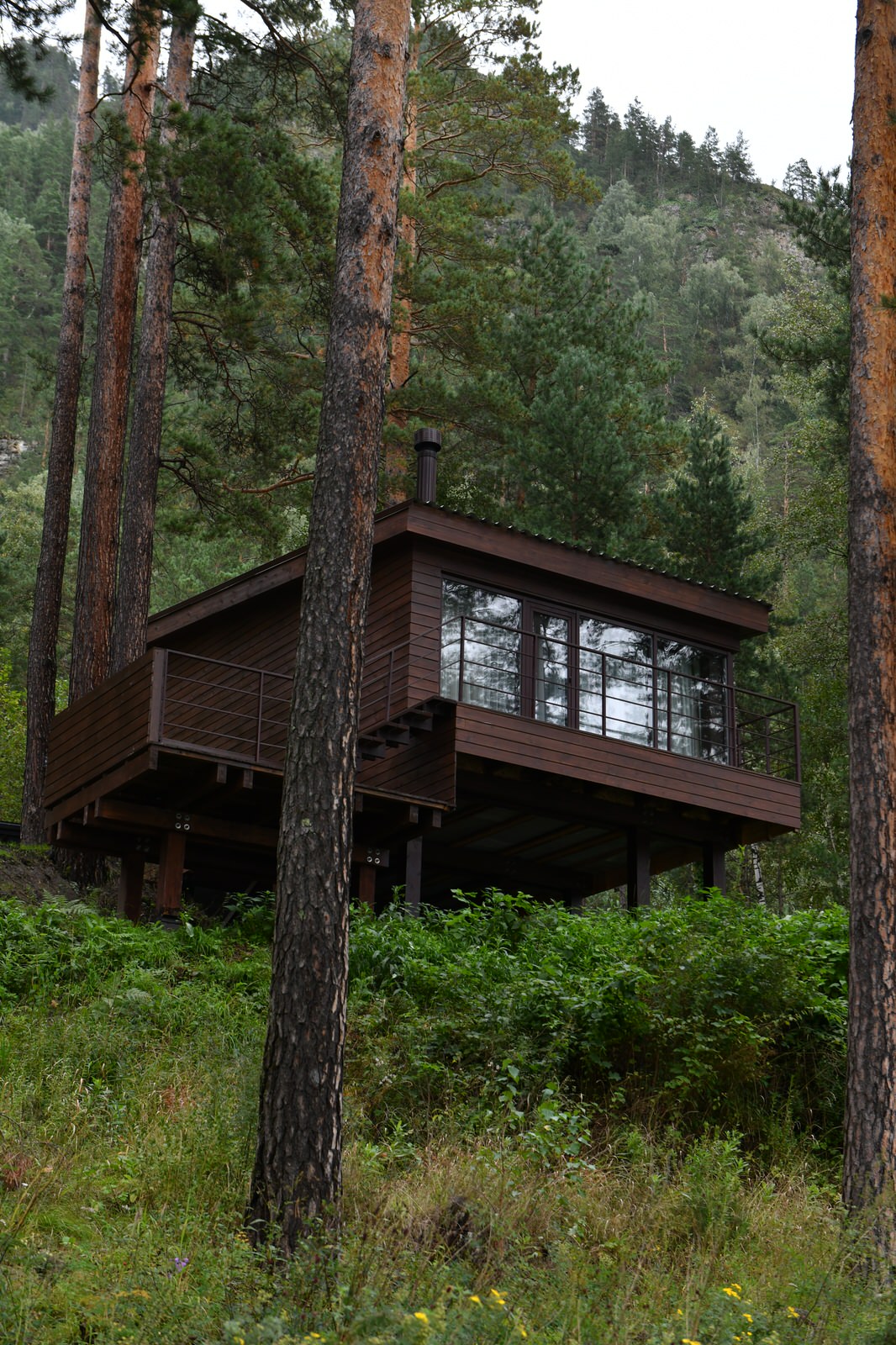 отдельно стоящие дома в эко-отеле Алтика