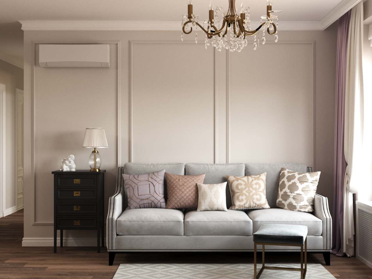 Дизайн интерьера квартиры  в ЖК "Легенда на  Дальневосточном"