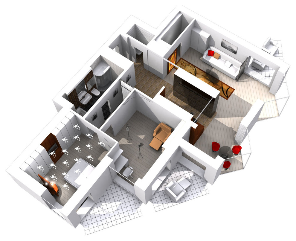 Минимализм с элементами модерна