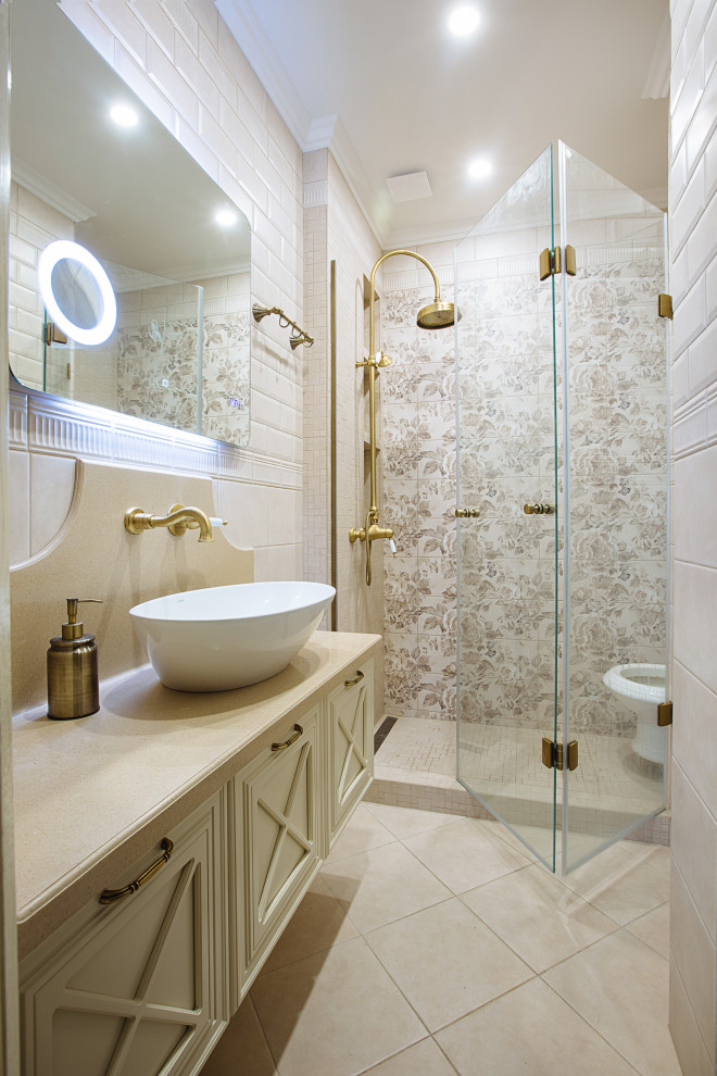 Современная интерпретация стиля "Шебби-шик" в двухкомнатной квартире на мансарде