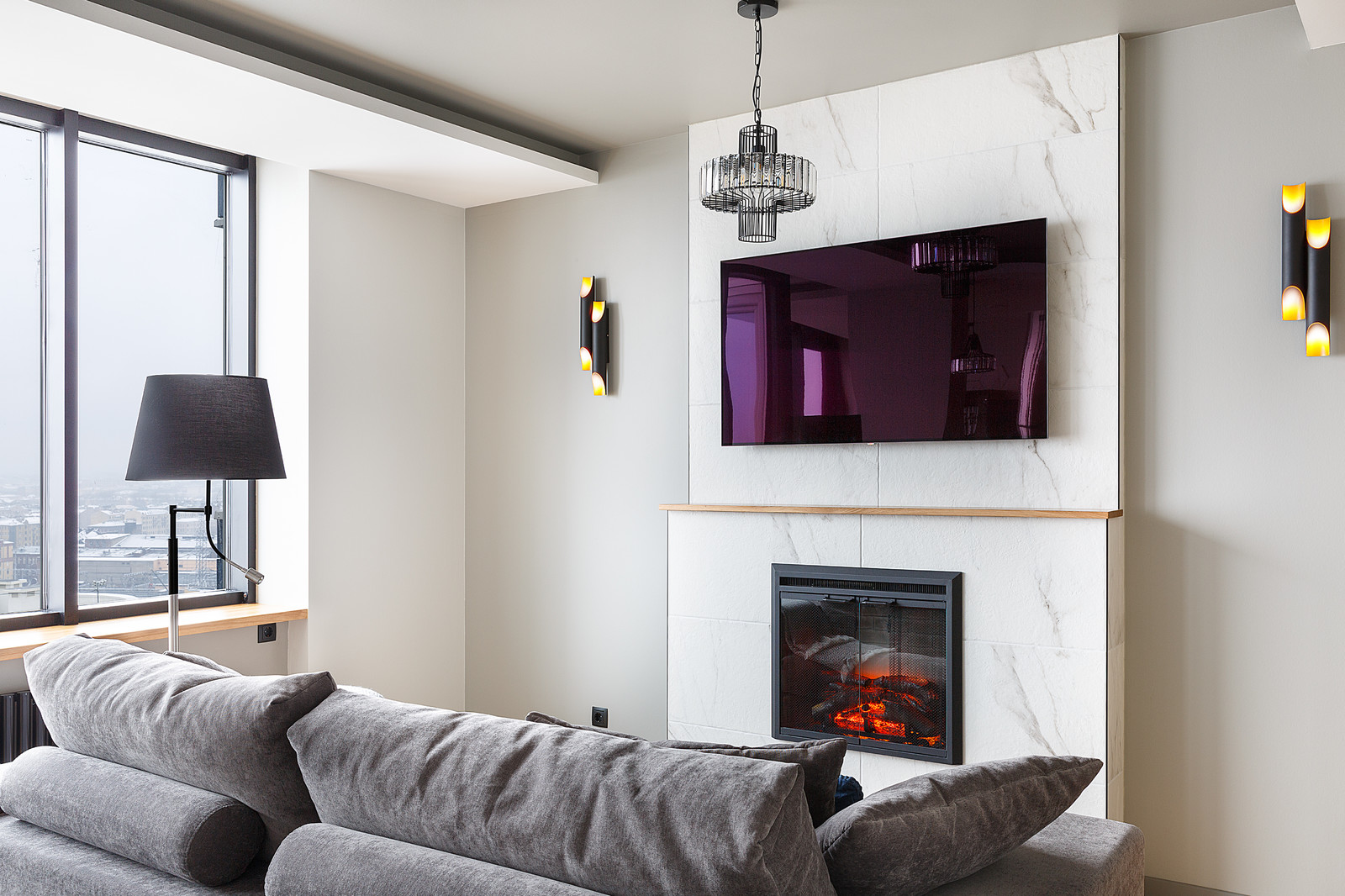 Фотосъёмка апартаментов для дизайнера ЖК Небо Москвы