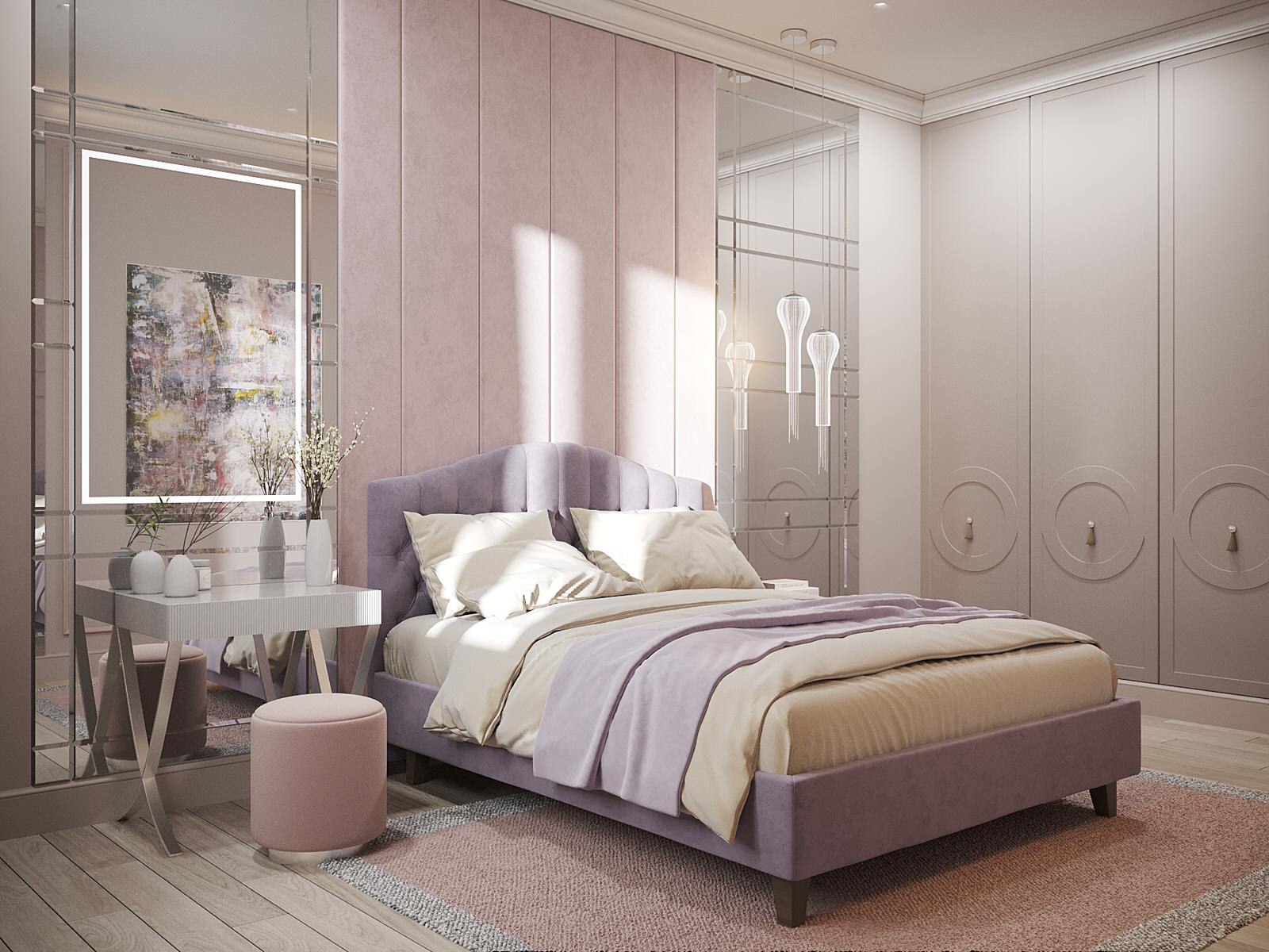 Розовый фламинго