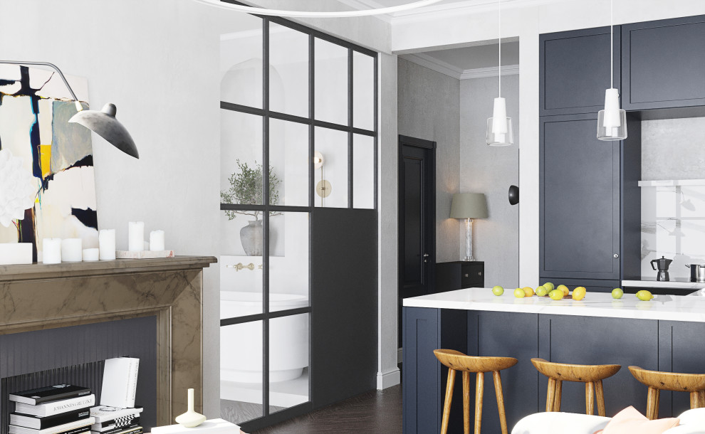 Дизайн квартиры под сдачу на Красной Поляне 50 кв.м.