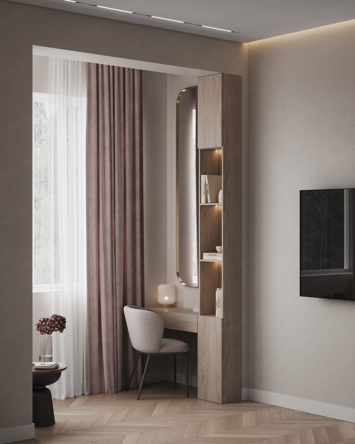 Дизайн проект 3 комнатной квартиры — ЖК Скандинавия