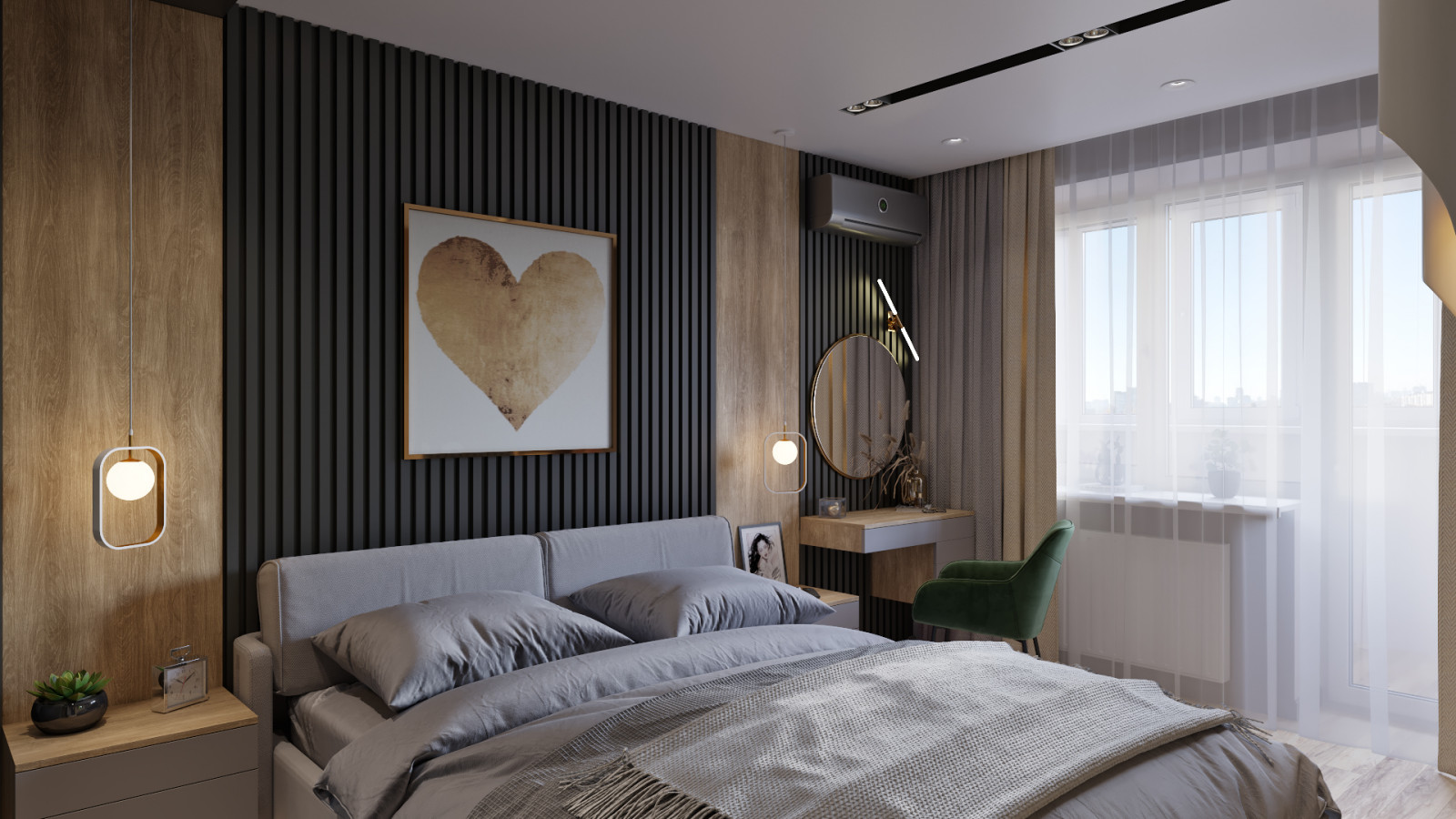 Дизайн трехкомнатной квартиры Днепр