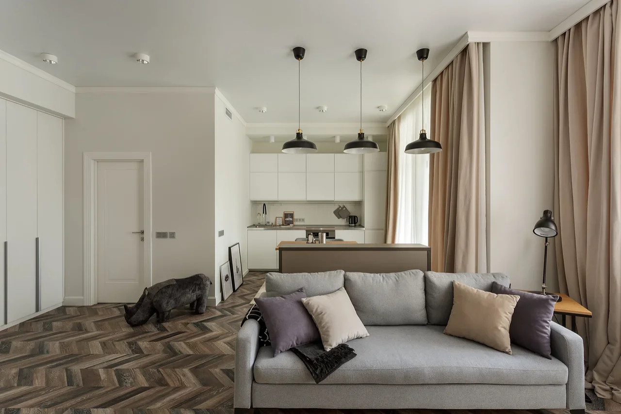 Современный лофт в ЖК Ред Сайд