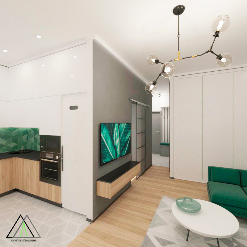 Зеленый диван