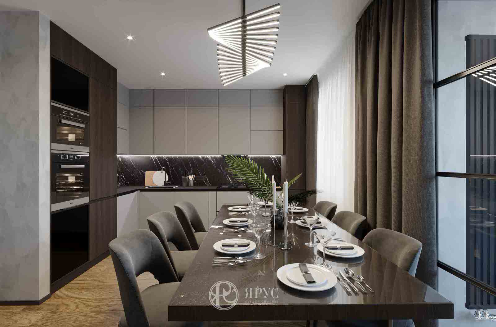 Дизайн-проект четырёхкомнатной квартиры