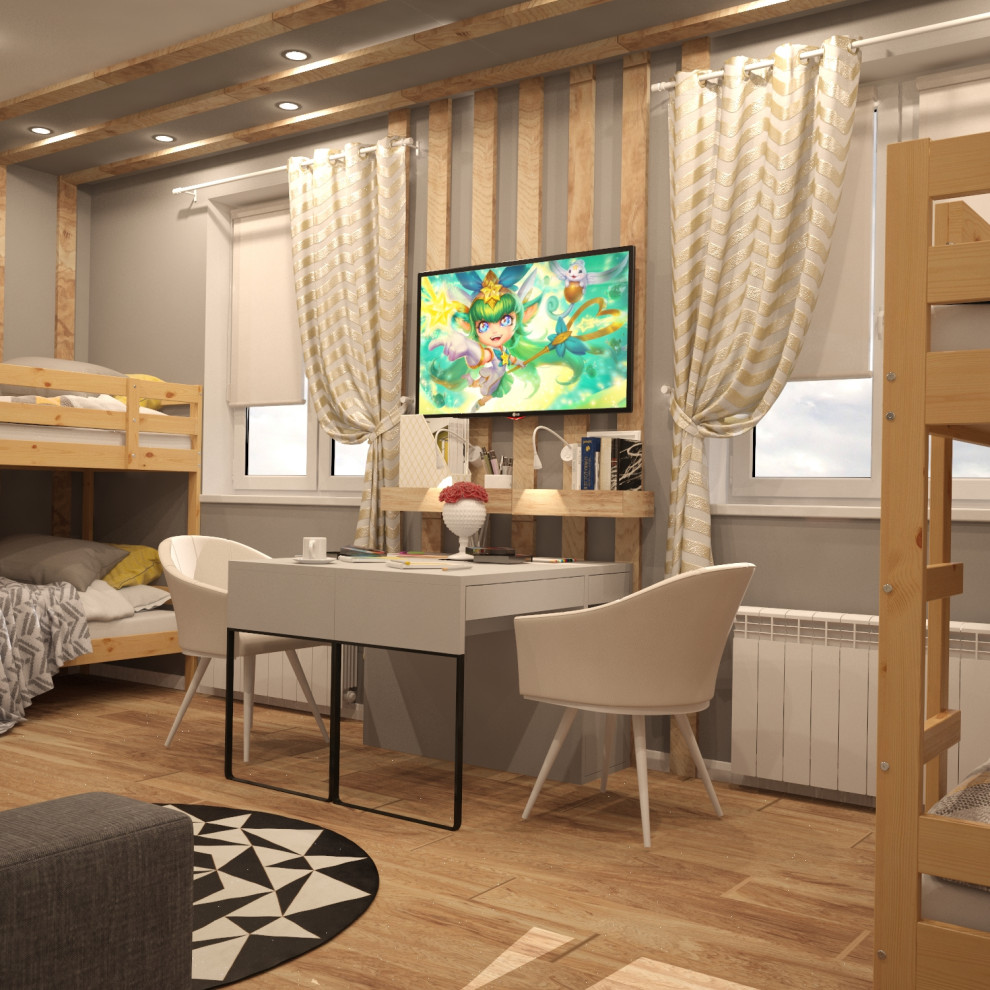 Неболчи, типовая квартира с индивидуальной детской