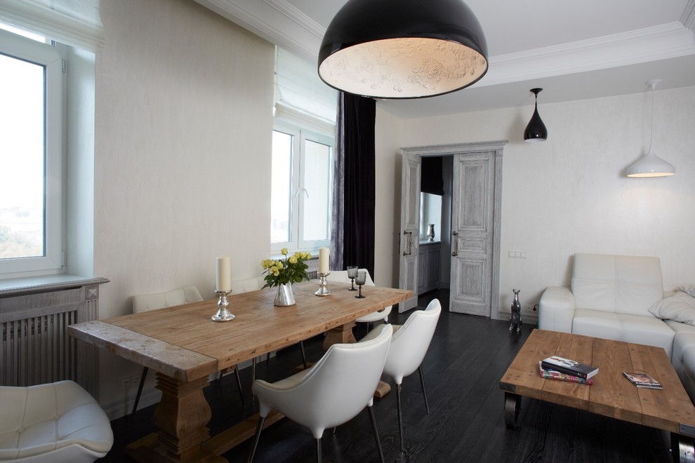 Эклектичная квартира в высотке на Котельнической набережной