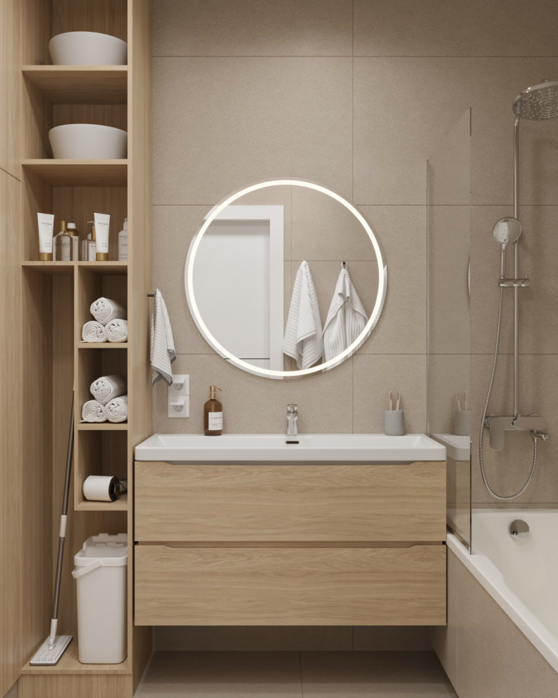 Design project of a one bedroom apartment