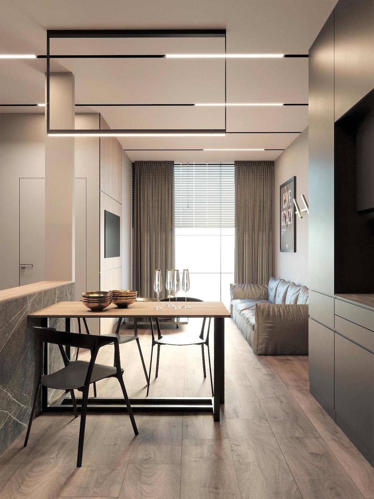 Однокомнатная квартира для молодой пары, г. Москва, ЖК Румянцево-парк