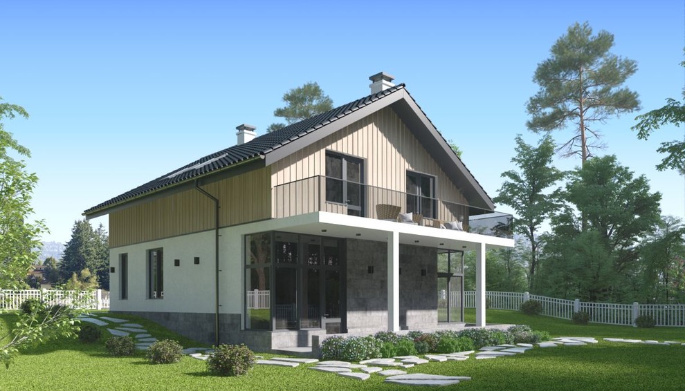 Обложка проекта: Дом со вторым мансардным этажом