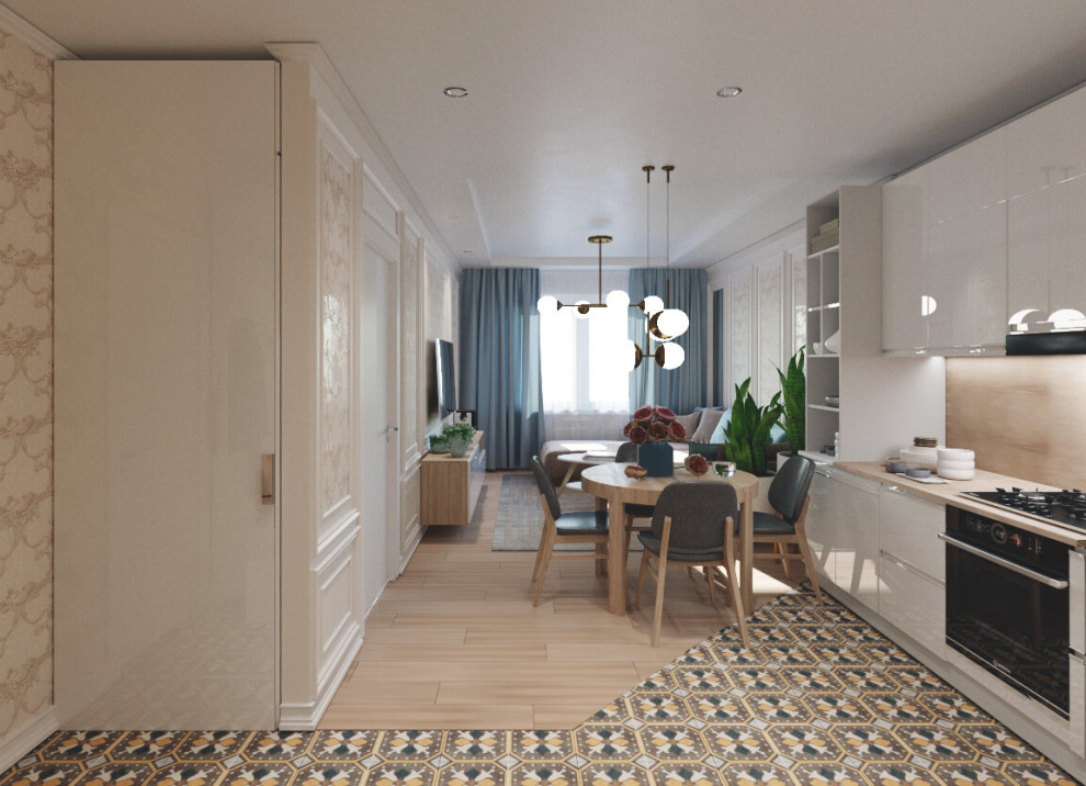 Дизайн квартиры 45 м2 в ЖК Маяковский