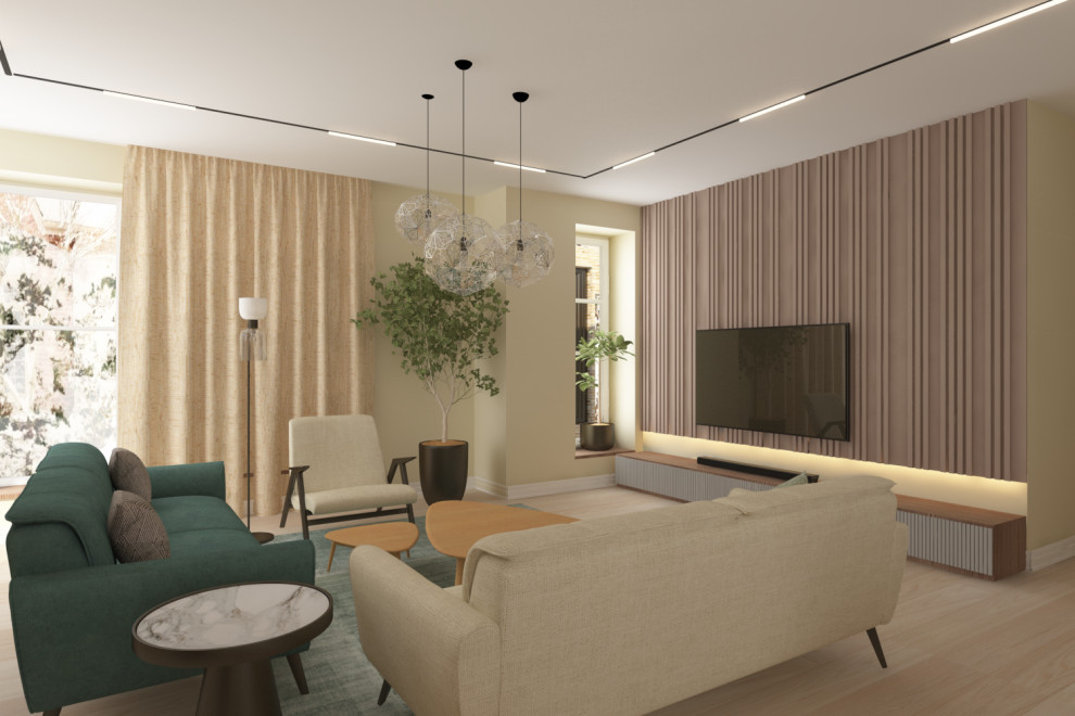 Одноэтажный загородный дом 139 кв.м