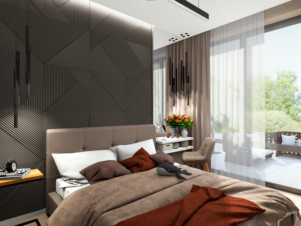 Дизайн интерьера однокомнатной студии в ЖК "Гринвуд"